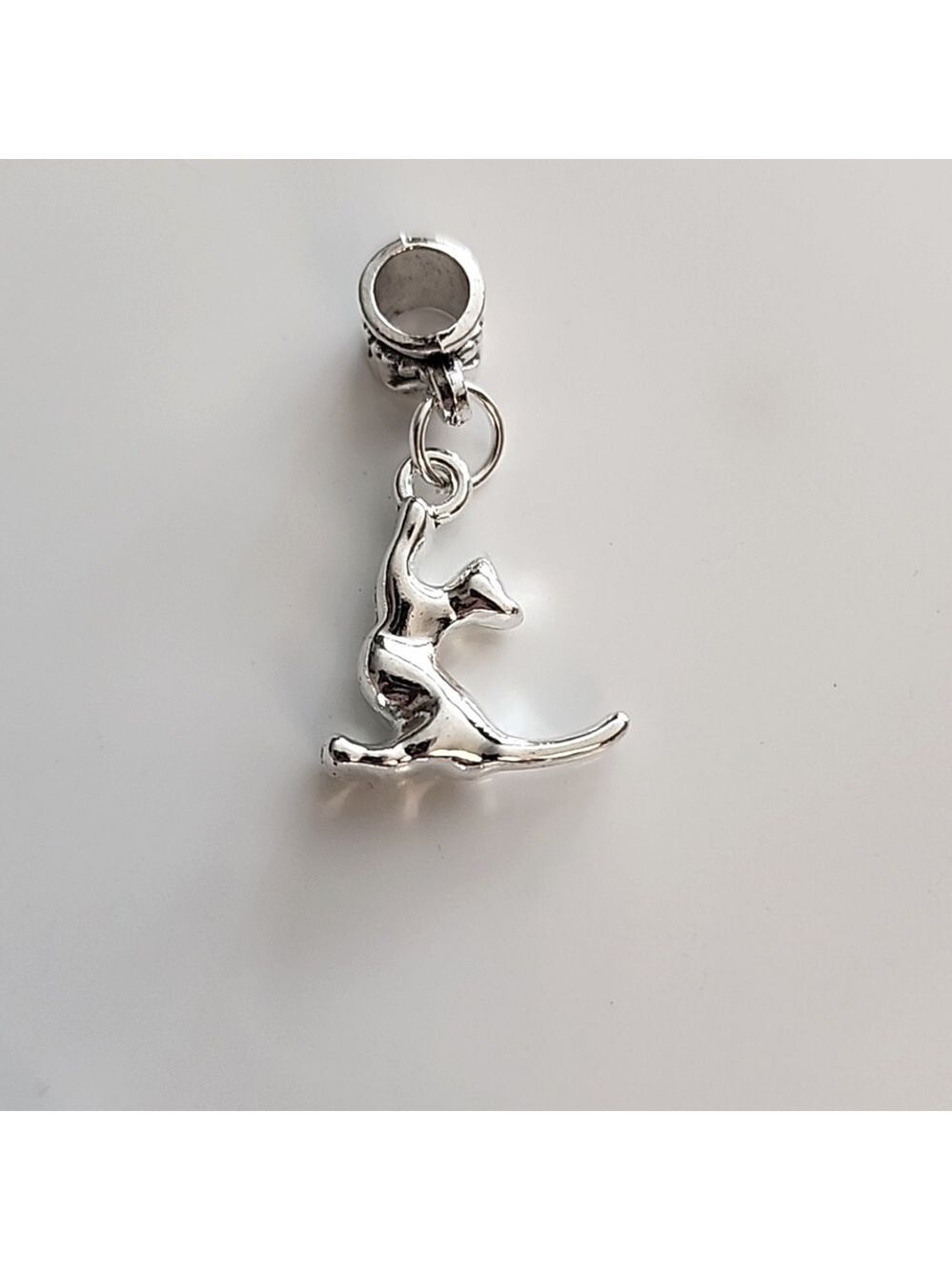 Cat Charm for European Style Bracelets Fits Pandora Systems